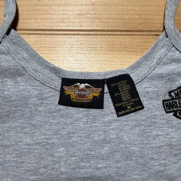 Vintage 90s Harley Davidson Embroidered - Picture 2 of 8